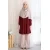 Bloom Blouse - Maroon